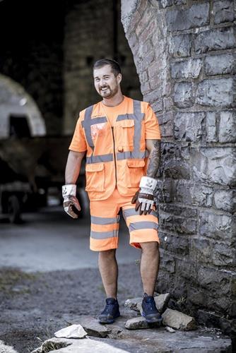 Warnweste 7118 Gr.2XL neonorange EN ISO 13688/EN ISO 20471/EN 1149 NITRAS