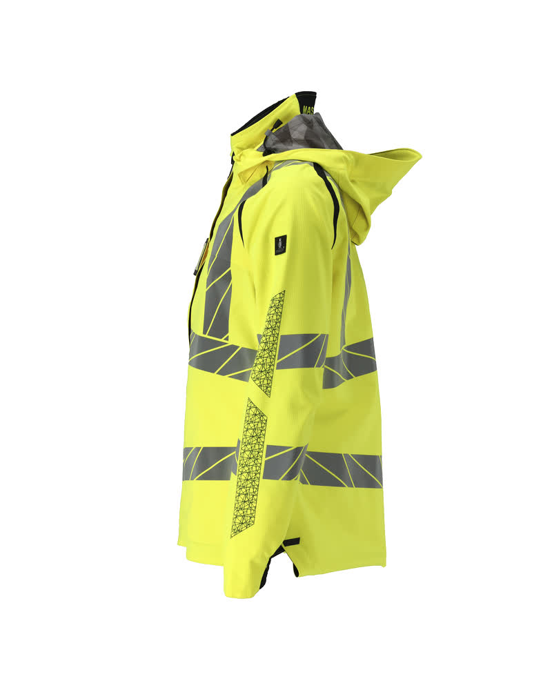 Damen-Passform Hardshelljacke ACCELERATE SAFE Hi-vis Gelb/Schwarzblau L