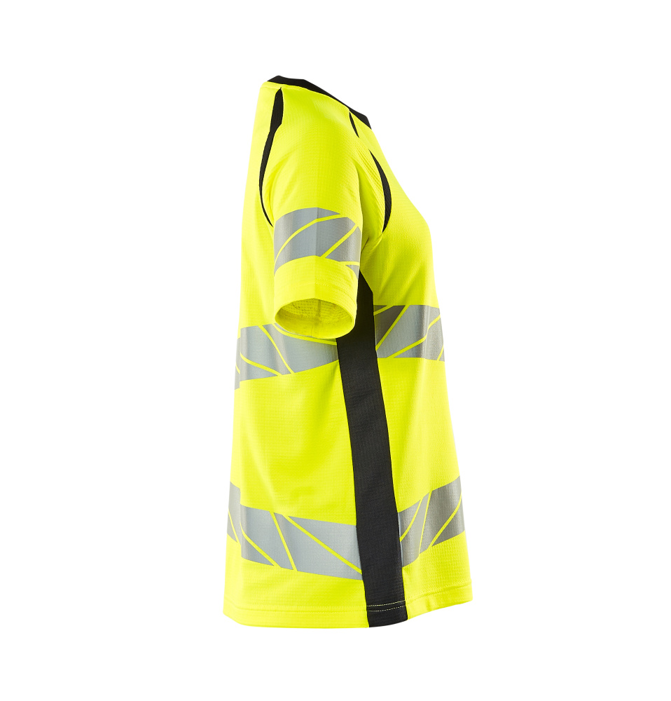 Damen-Passform T-Shirt ACCELERATE SAFE Hi-vis Gelb/Schwarzblau 5XLONE