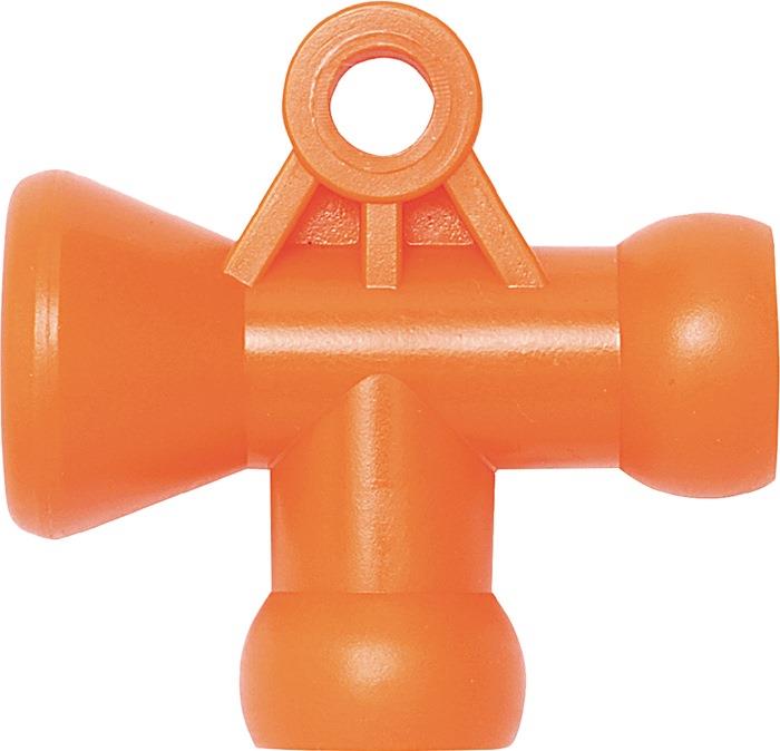 T-Verbindung 1/4 ″ Beutel mit 2 Stück LOC-LINE