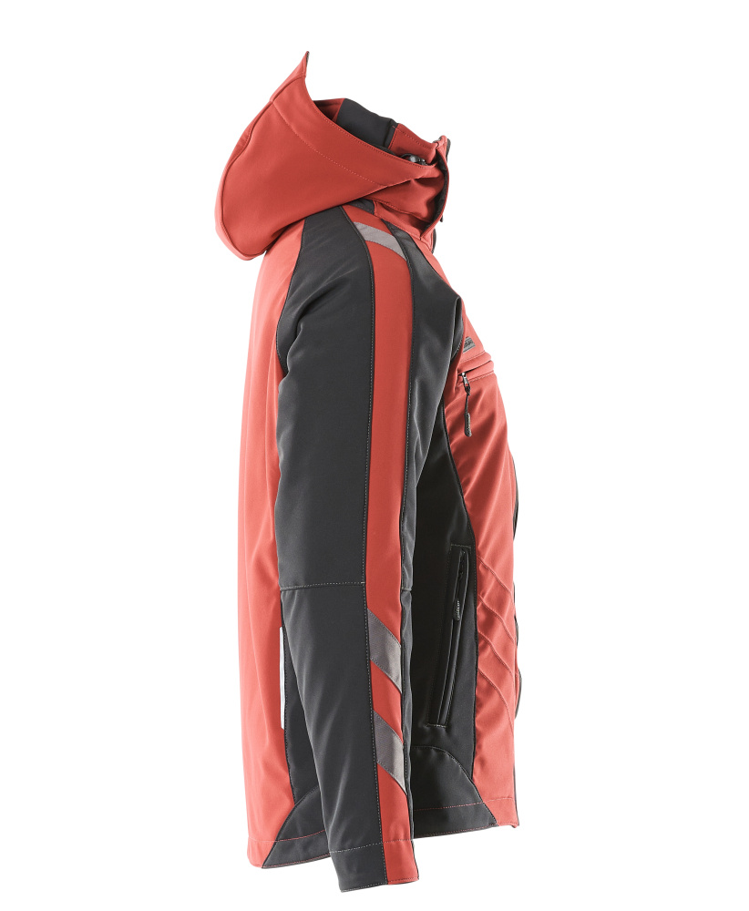 Winterjacke UNIQUE Rot/Schwarz L