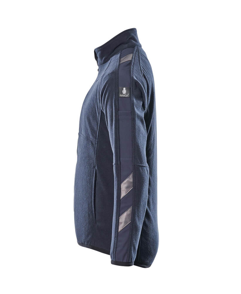 Fleecejacke UNIQUE Schwarzblau XL