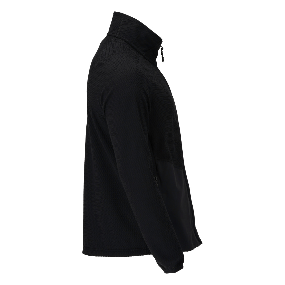 Microfleece Pullover mit Reißverschluss CUSTOMIZED Schwarz 4XL