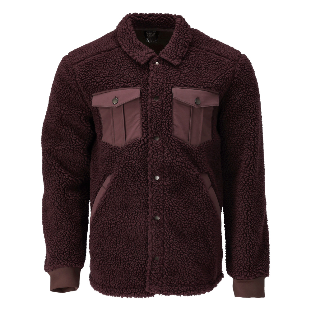 Faserpelz Hemd CUSTOMIZED Bordeaux XL