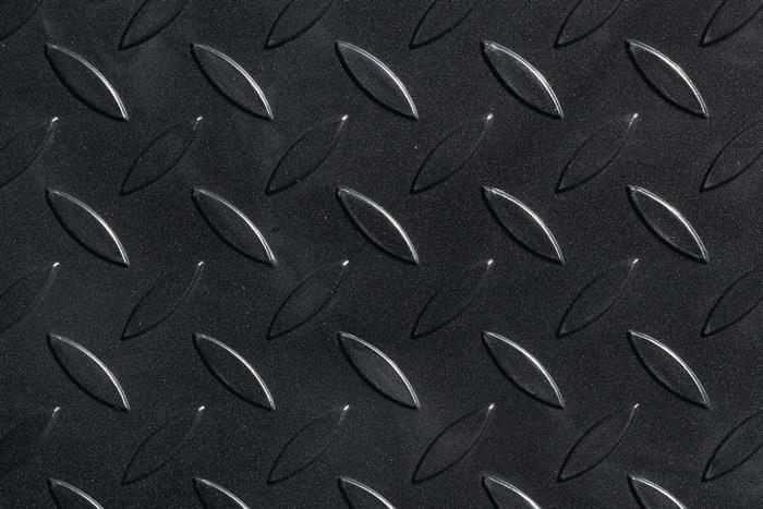 Fußmatte schwarz 100% Polypropylen L370xB740xS20mm