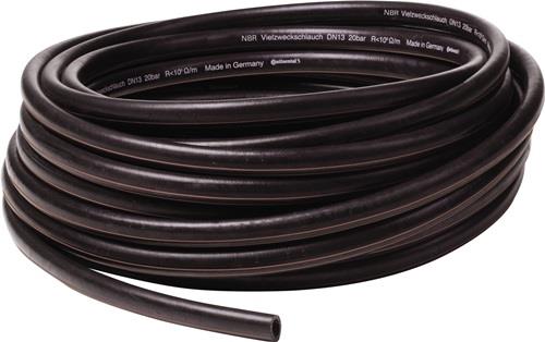 NBR-Vielzweckschlauch ID 13mm Wandst.3,5mm L.40m PROMAT