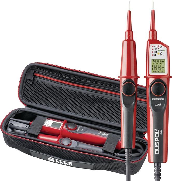 Spannungs-/Durchgangsprüfer DUSPOL® digital 1-1000 V AC/1-1200 V DC CAT IV 600V/CAT III 1000 V BENNING