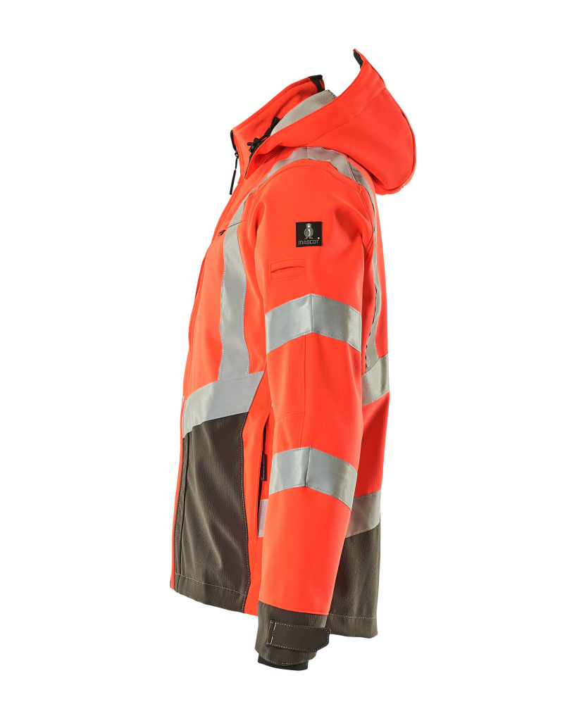 Softshelljacke SAFE SUPREME Hi-vis Rot/Dunkelanthrazit L