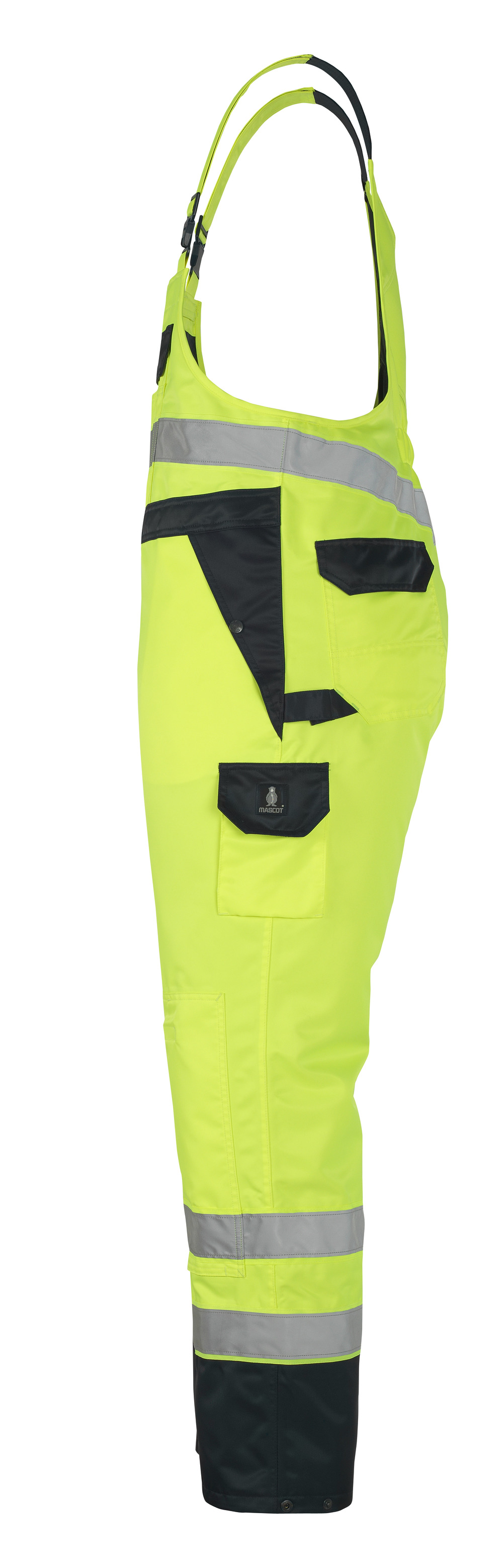 Überziehlatzhose SAFE IMAGE Hi-vis Gelb/Marine 3XL