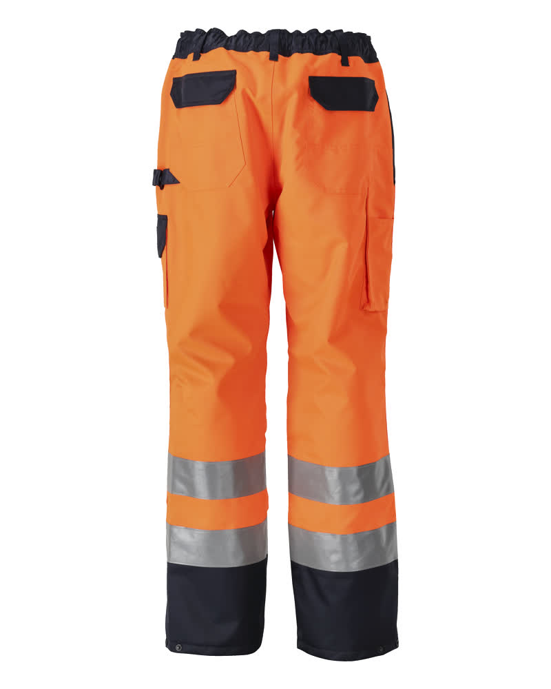 Überziehhose SAFE IMAGE Hi-vis Orange/Marine 2XL