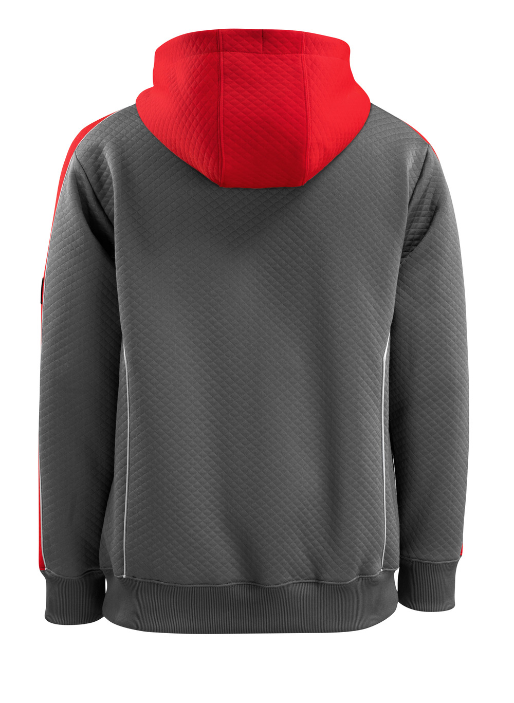 Kapuzensweatshirt HARDWEAR Dunkelanthrazit/Hi-vis Rot L