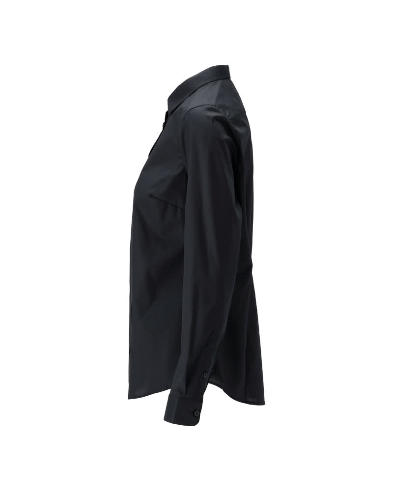 Damen-Passform Hemd FRONTLINE Vollschwarz 44
