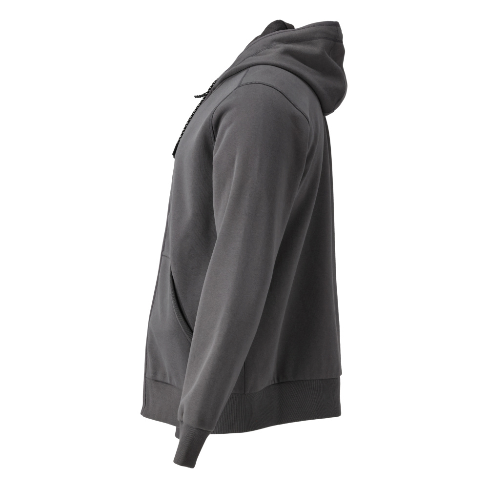 Kapuzenpullover mit Reißverschluss CUSTOMIZED Anthrazitgrau S
