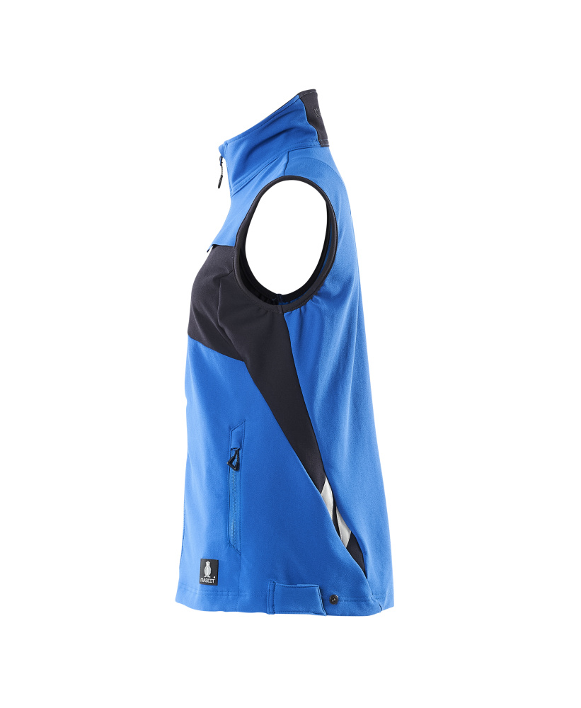 Damen-Passform Weste ACCELERATE Azurblau/Schwarzblau S