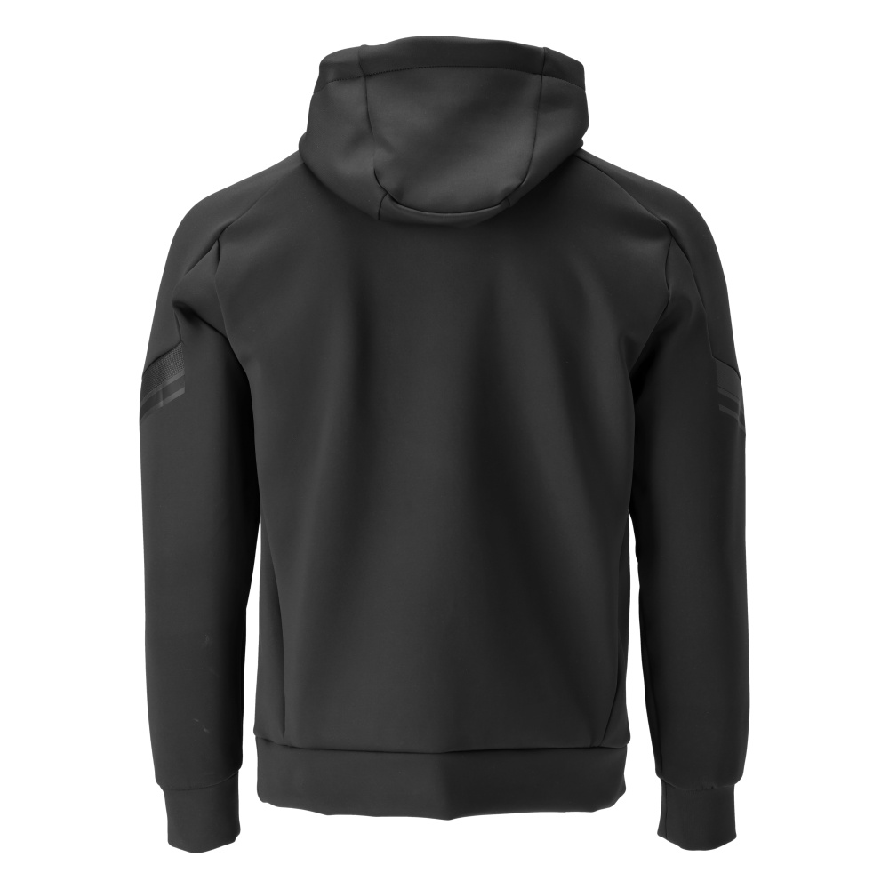 Fleece Kapuzenpullover CUSTOMIZED Schwarz XL