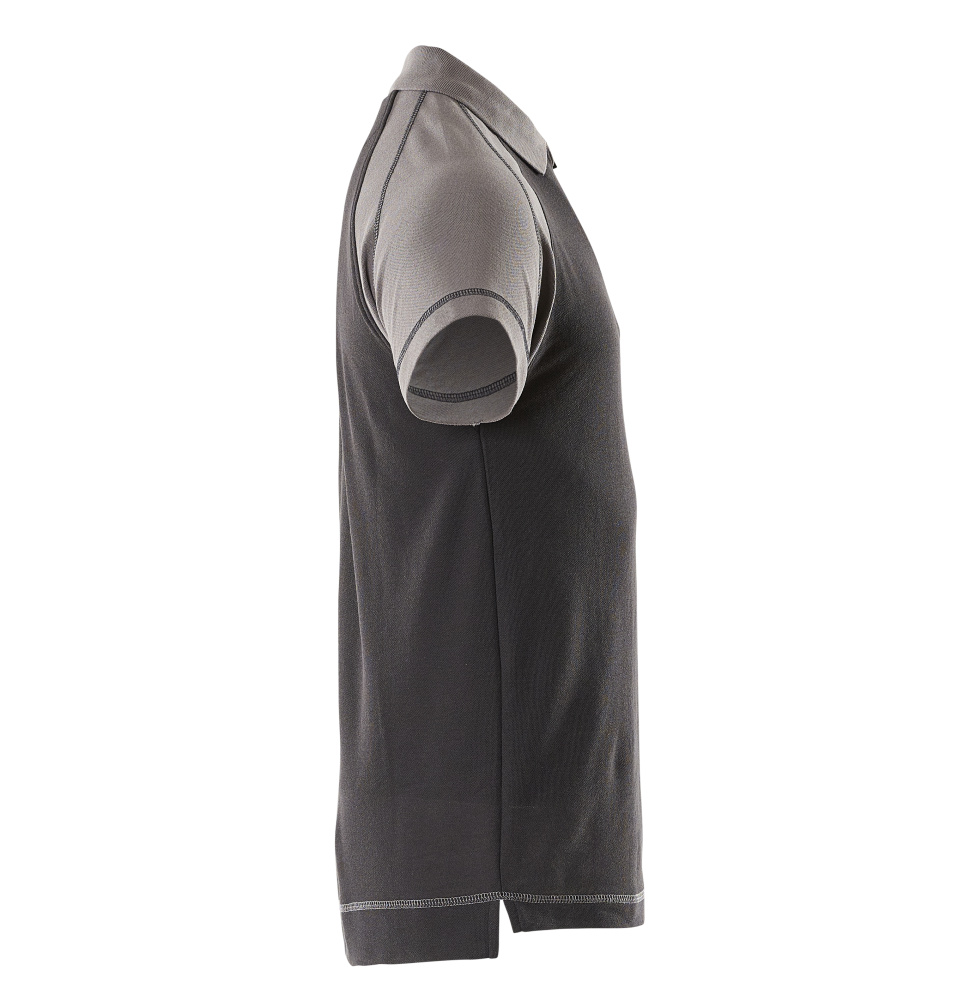 Polo-Shirt mit Brusttasche IMAGE Schwarz/Anthrazit L