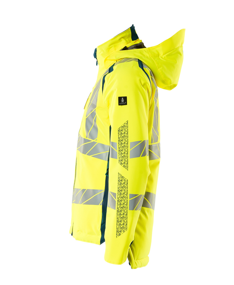 Damen-Passform Winterjacke ACCELERATE SAFE Hi-vis Gelb/Dunkelpetroleum 3XL