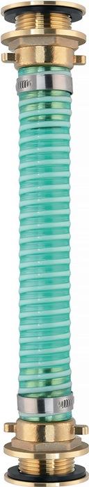 Regentonnen Verbinder Set Messing, PVC Schlauchgröße 25 mm Innengewinde 3/4 ″ Außengewinde 1 ″ GEKA