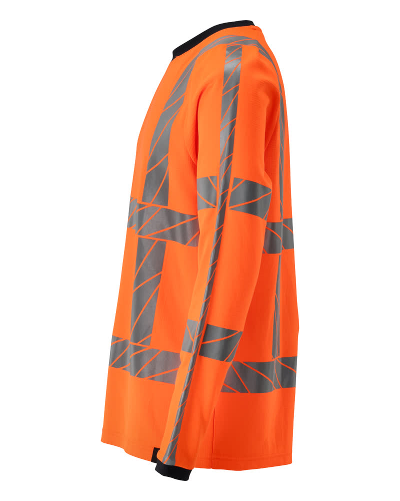 Langarmshirt ACCELERATE SAFE Hi-vis Orange M