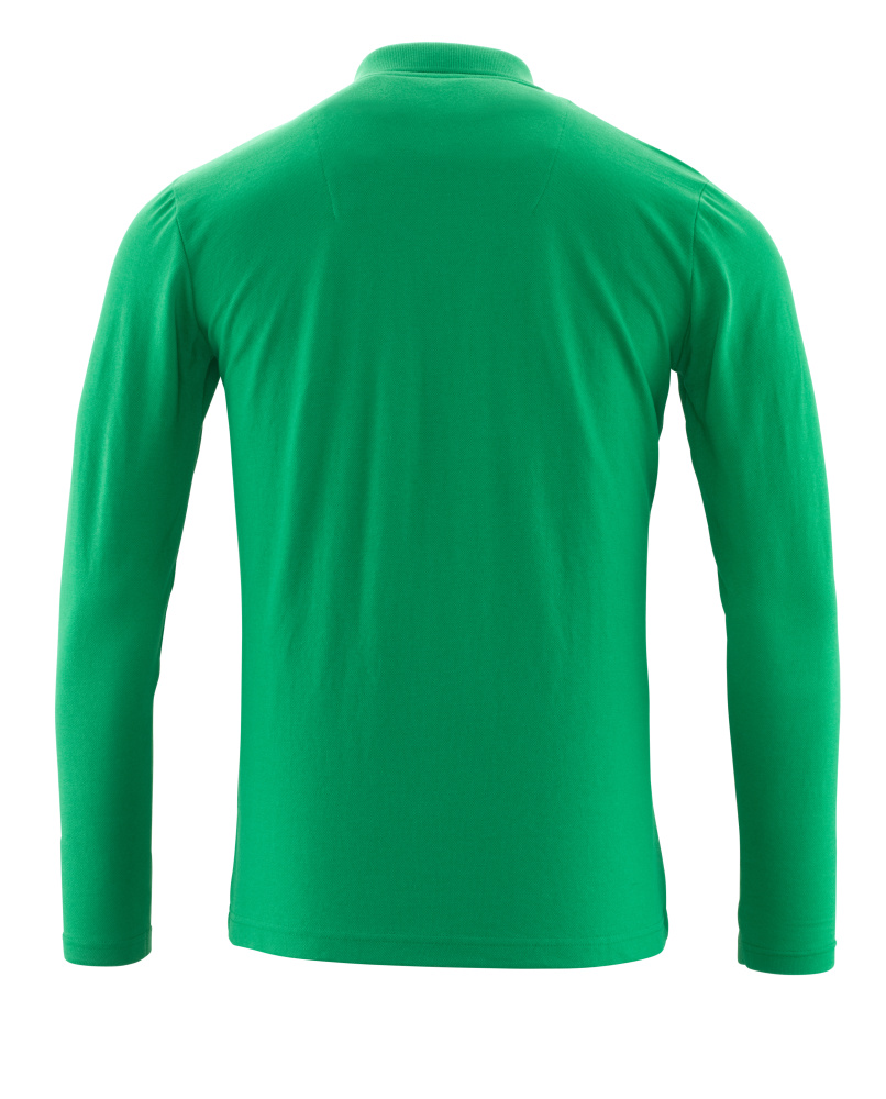 Polo-Shirt, Langarm CROSSOVER Grasgrün 2XLONE