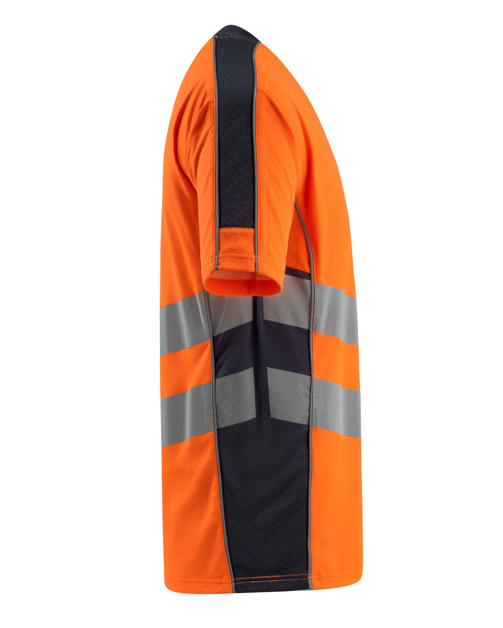 T-Shirt SAFE SUPREME Hi-vis Orange/Schwarzblau 4XL