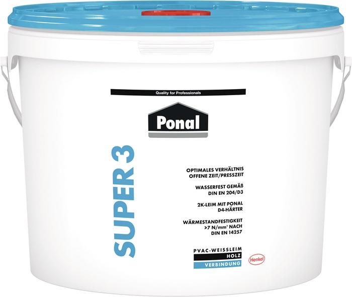 Holzleim Wasserfest / Super 3 EN 204: D3 10 kg Eimer PN3SN