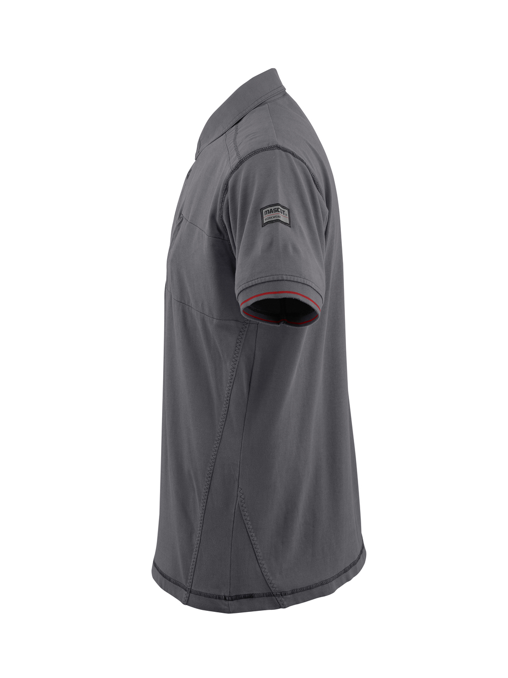 Polo-Shirt mit Brusttasche FRONTLINE Hellanthrazit 4XL