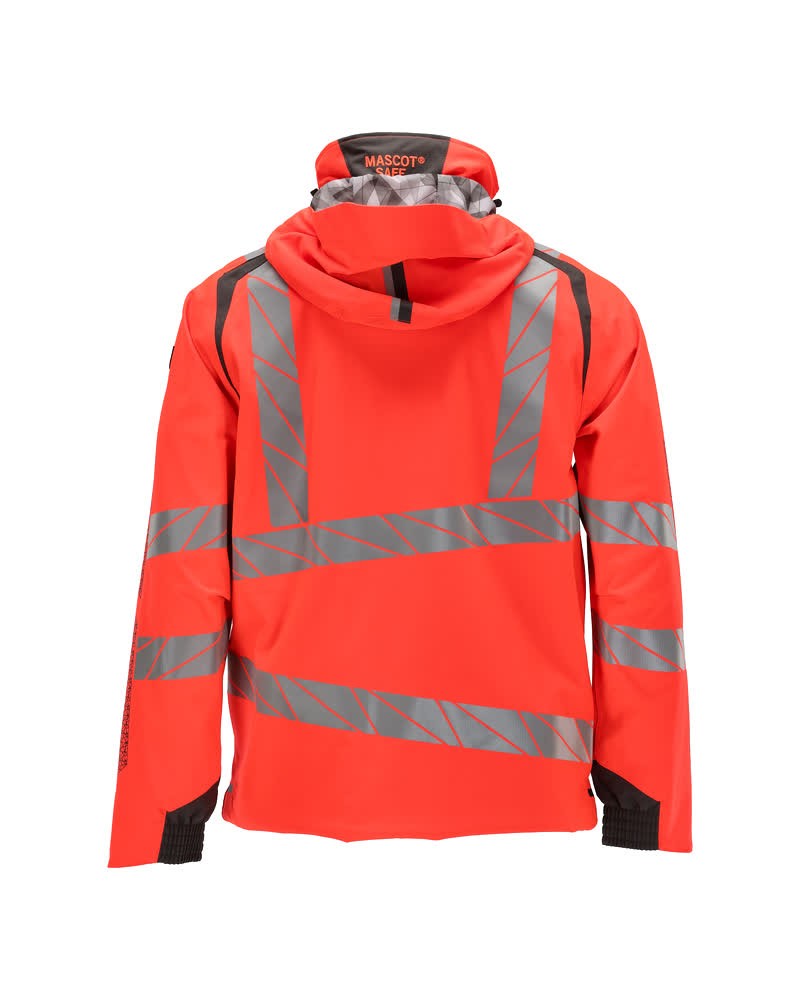 Hardshelljacke ACCELERATE SAFE Hi-vis Rot/Dunkelanthrazit S
