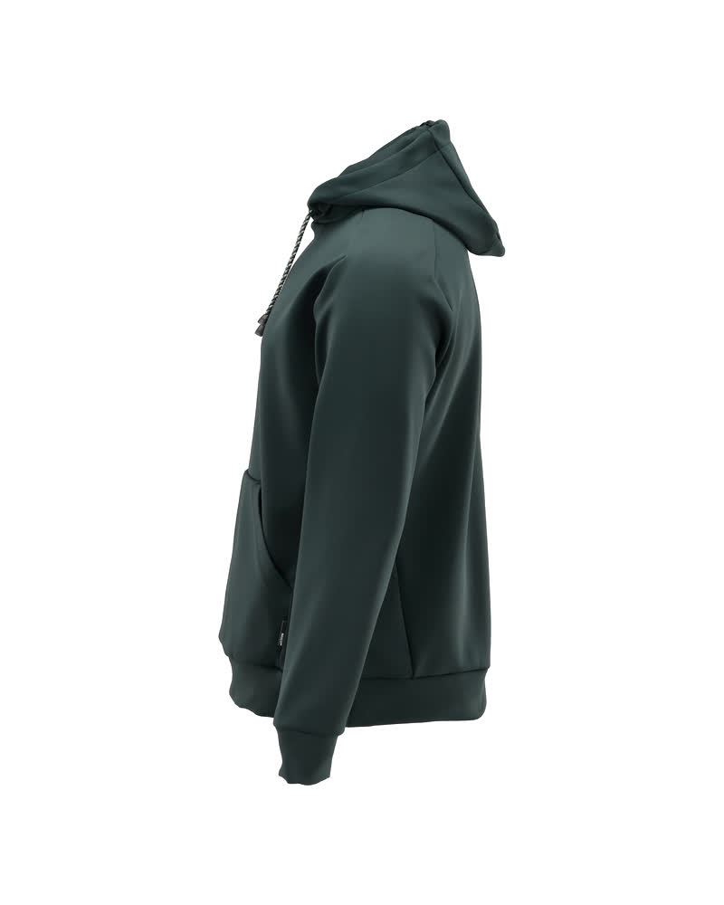 Fleece Kapuzenpullover CUSTOMIZED Waldgrün 2XL