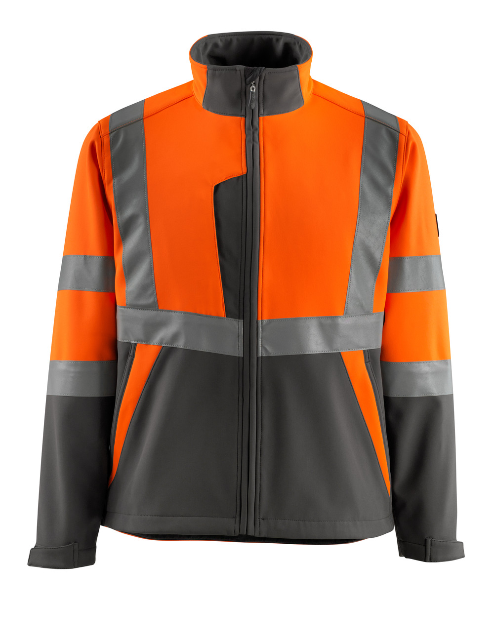 Softshelljacke SAFE LIGHT Hi-vis Orange/Dunkelanthrazit L