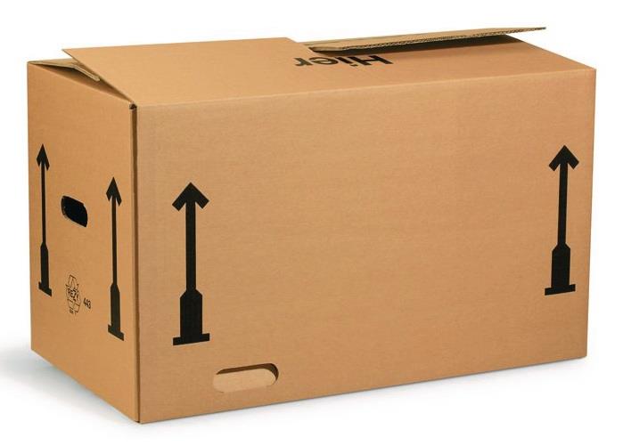 Umzugskarton braun 370 mm 650 mm 350 mm