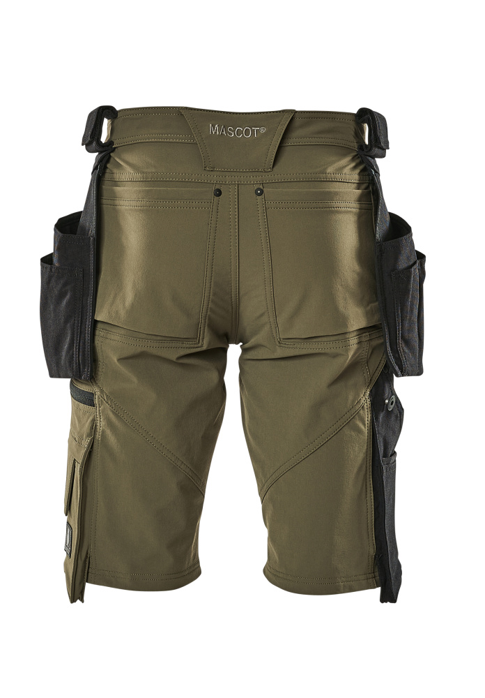 Shorts mit Hängetaschen ADVANCED Moosgrün C51
