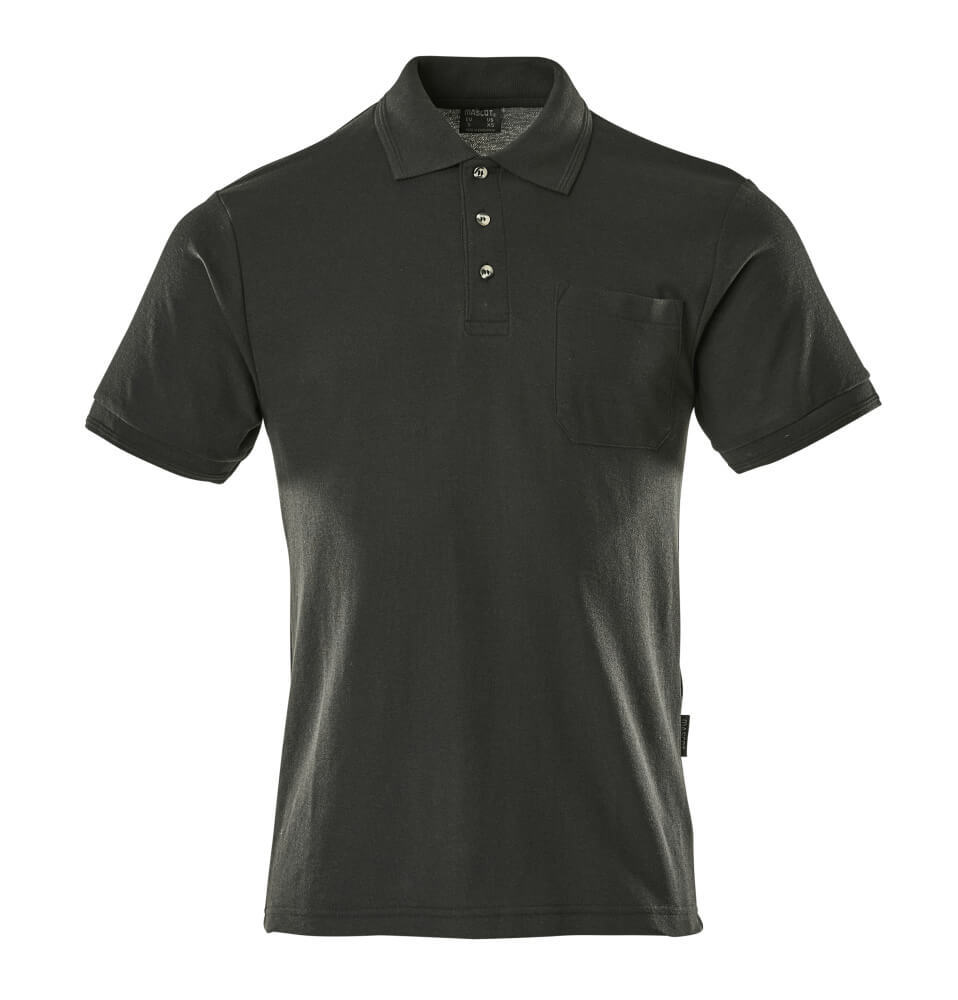 Polo-Shirt mit Brusttasche CROSSOVER Schwarz 2XL