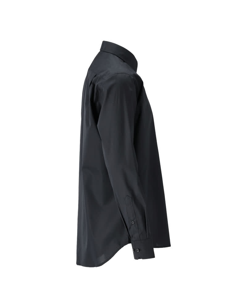 Hemd FRONTLINE Vollschwarz 39-40