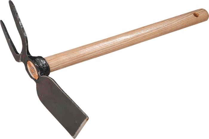 Häckchen BxL450mm Breitblatt und 2 Zinken