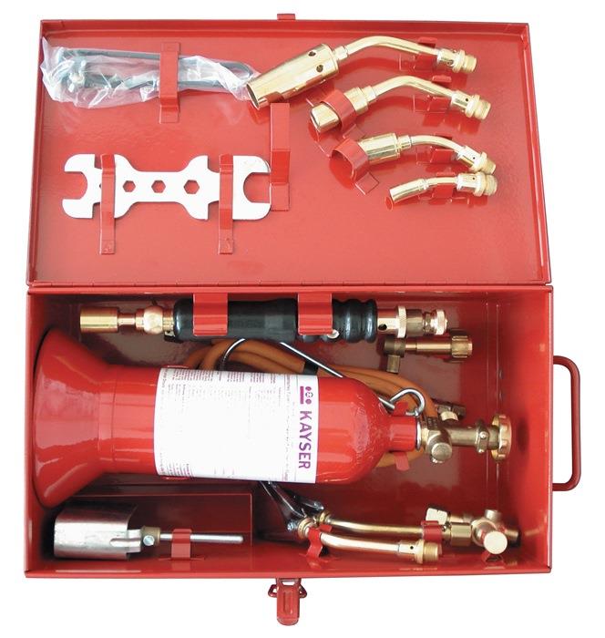 Weichlötanlage im Stahlblechkasten mit Zubehör KAYSER