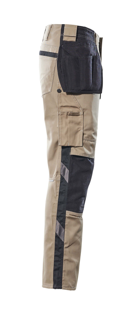 Hose mit Hängetaschen UNIQUE Hellkhaki/Schwarz 76C56