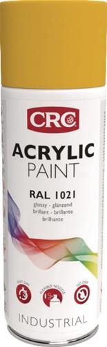 Farbschutzlackspray ACRYLIC PAINT rapsgelb glänzend RAL 1021 400ml Spraydose CRC