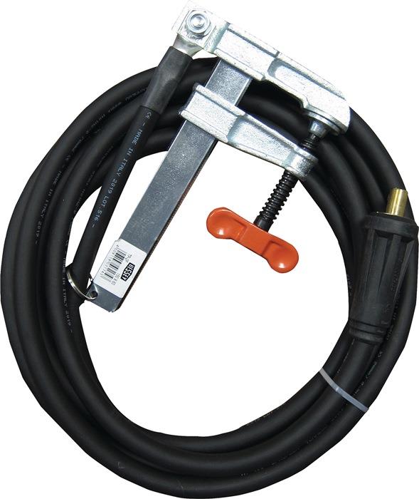 Massekabel konfektioniert Polschweißzwinge gummiummantelt 400 A 50 mm² KS 50