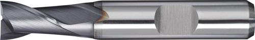 Bohrnutenfräser DIN 327D TypN D.10mm HSS-Co8 TiCN Weldon Z.2 kurz PROMAT
