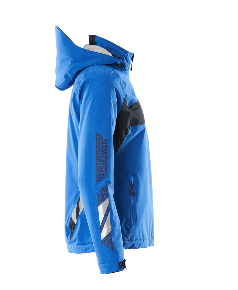 Damen-Passform Winterjacke ACCELERATE Azurblau/Schwarzblau M