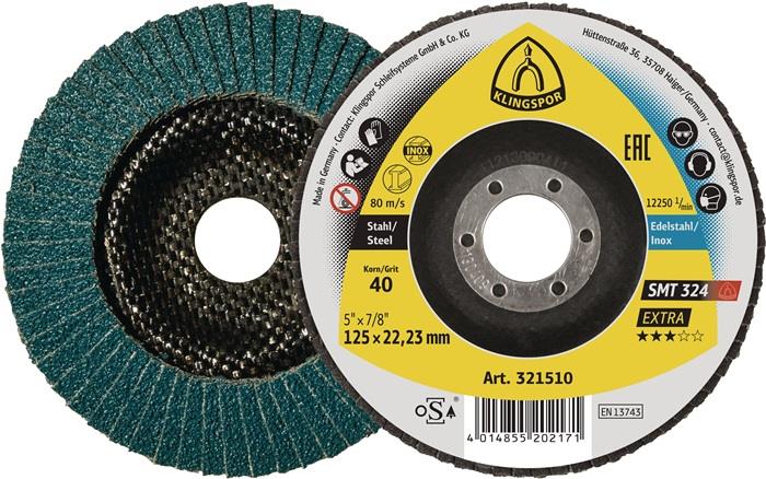 Fächerscheibe SMT 324 Extra 12° konisch 115 mm 40 13300 min-¹