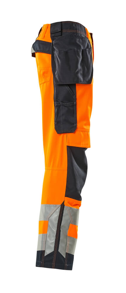 Hose mit Hängetaschen SAFE SUPREME Hi-vis Orange/Schwarzblau 76C51