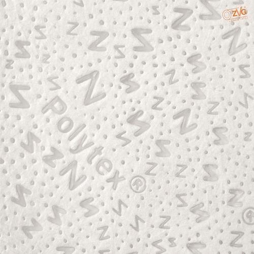 Tü.Polytex®light 1-lagig,m.Polytex-Präg.weiß L.ca.400 mmxB.ca.420mm 12x35St.=420