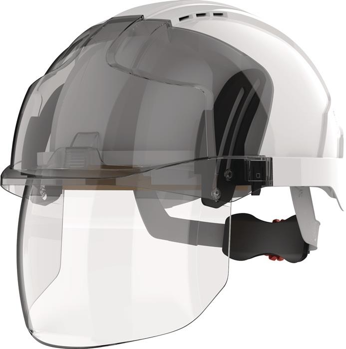 Industriehelm EVO® VISTAshield® weiß/smoke ABS EN 397, EN 50365 JSP