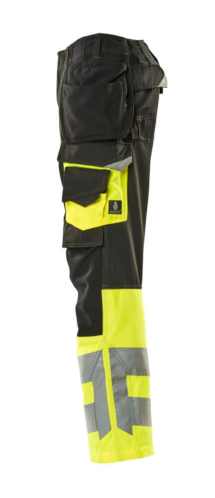 Hose mit Hängetaschen SAFE SUPREME Schwarz/Hi-vis Gelb 76C46