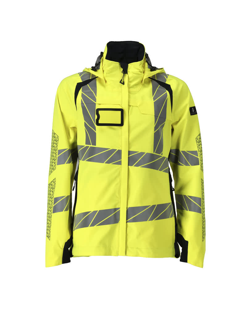 Damen-Passform Hardshelljacke ACCELERATE SAFE Hi-vis Gelb/Schwarzblau L