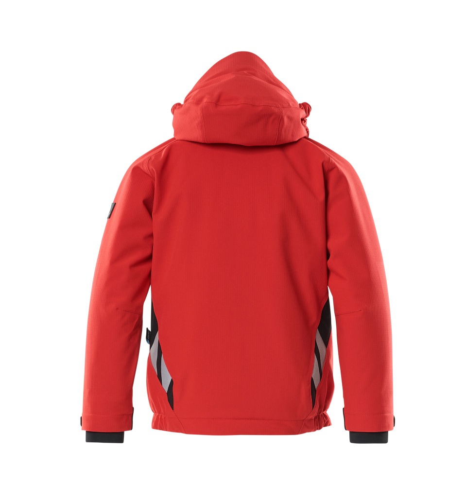 Winterjacke für Kinder ACCELERATE Verkehrsrot/Schwarz 104