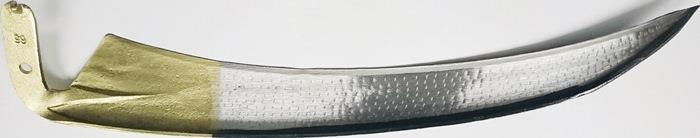 Reichsformsense handgeschmiedet geschliffen, poliert 600 mm