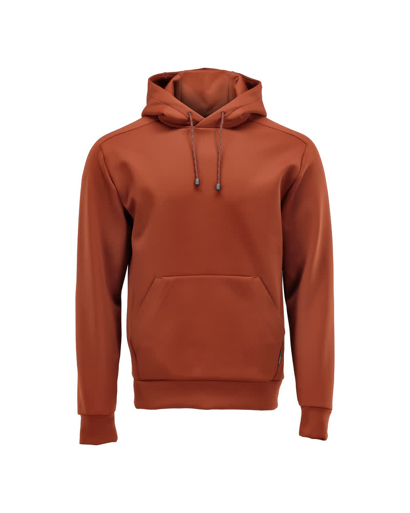 Fleece Kapuzenpullover CUSTOMIZED Herbstrot 2XL